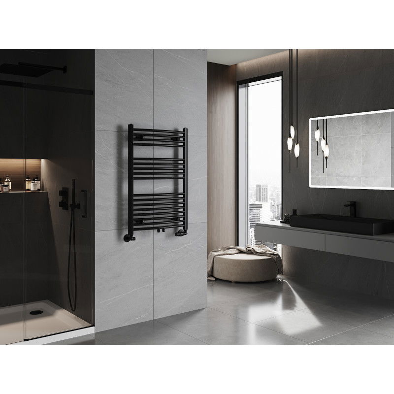 Mexen Ares kúpeľňový radiátor 900 x 600 mm, 433 W, čierny - W102-0900-600-00-70