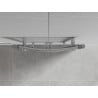 Mexen Ares kúpeľňový radiátor 1200 x 500 mm, 420 W, chróm - W102-1200-500-00-01
