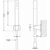 Mexen R-70 sprchový set bodový, zlatý - 785705051-50
