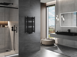 Mexen Mars radiátor do kúpeľne 700 x 400 mm, 238 W, čierny - W110-0700-400-00-70