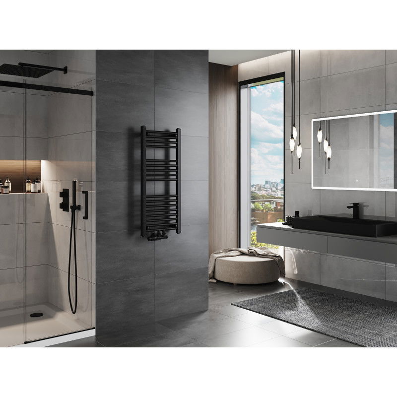 Mexen Mars kúpeľňový radiátor 900 x 400 mm, 309 W, čierny - W110-0900-400-00-70