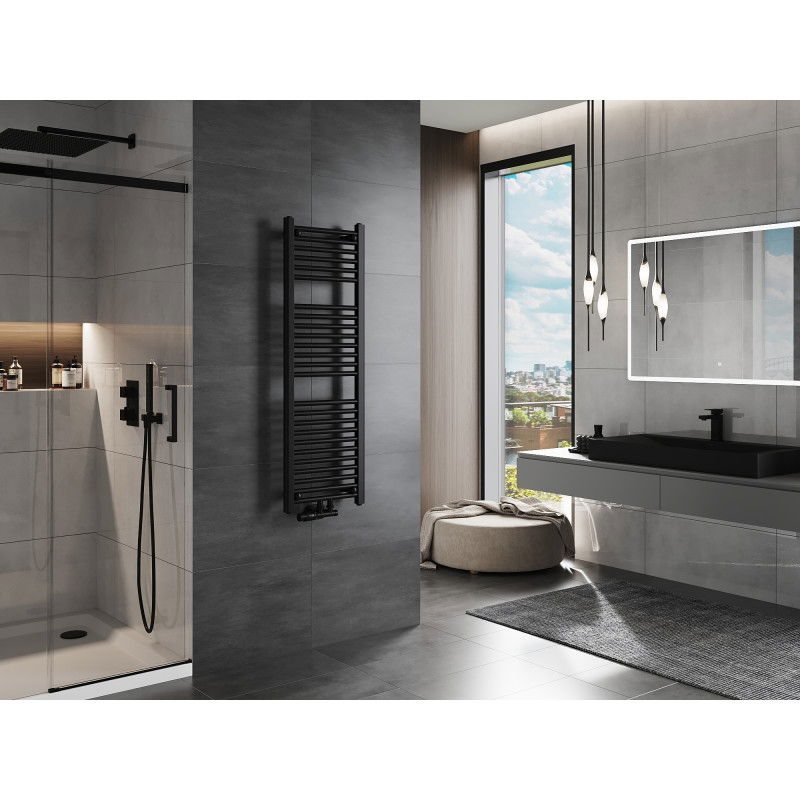 Mexen Mars kúpeľňový radiátor 1200 x 400 mm, 439 W, čierny - W110-1200-400-00-70