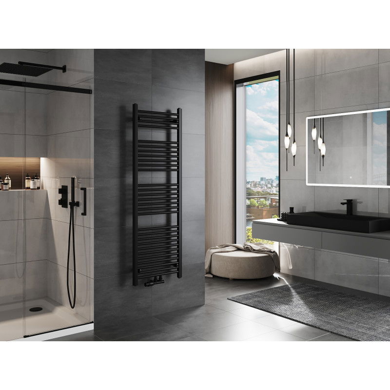 Mexen Mars kúpeľňový radiátor 1500 x 500 mm, 626 W, čierny - W110-1500-500-00-70