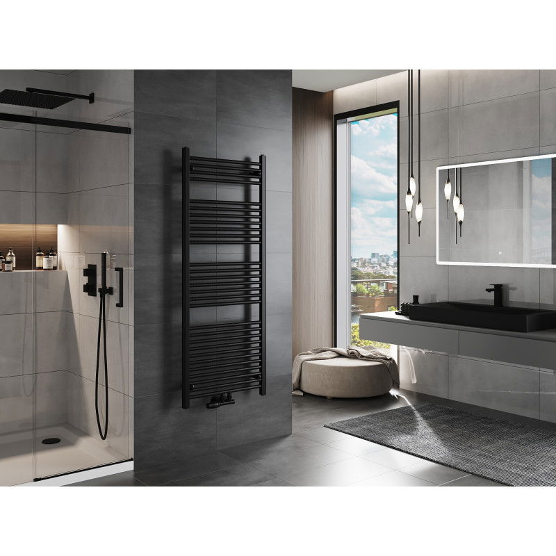 Mexen Mars kúpeľňový radiátor 1500 x 600 mm, 729 W, čierny - W110-1500-600-00-70