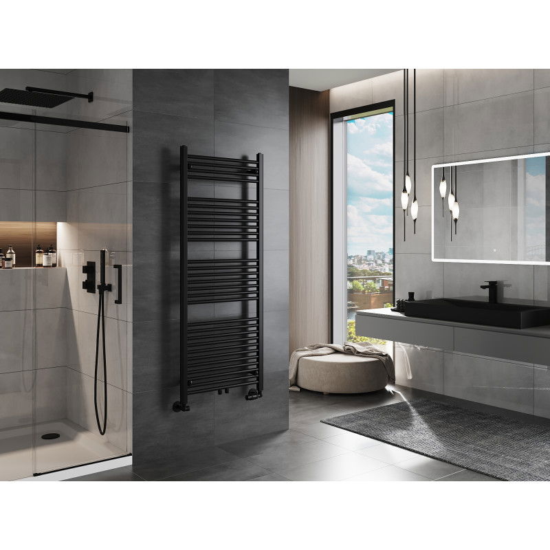 Mexen Mars kúpeľňový radiátor 1500 x 600 mm, 729 W, čierny - W110-1500-600-00-70