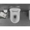 Mexen Lena Miska WC Rimless s pomaly zatvárajúcim sa slim sedadlom, duroplast, biela/strieborná - 30224004