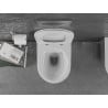 Mexen Lena WC misa Rimless s pomaly padajúcim sedátkom, duroplast, Biela/Strieborná - 30224004