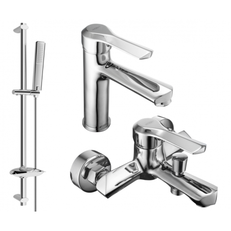 Mexen Sabre DB72 vaňový set, chróm - 72103DB72-00