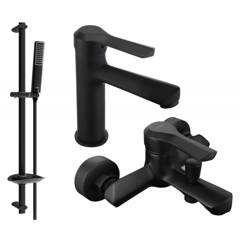 Mexen Sabre DB72 kúpeľňová súprava, čierna - 72103DB72-70