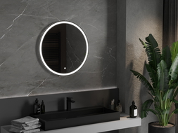 Mexen Gobi kúpeľňové zrkadlo s podsvietením 70 x 70 cm, LED 6000K, ochrana proti zahmleniu - 9801-070-070-611-00