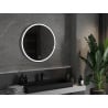 Mexen Gobi kúpeľňové zrkadlo s podsvietením 80 x 80 cm, LED 6000K, ochrana proti zahmleniu - 9801-080-080-611-00