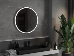 Mexen Gobi kúpeľňové zrkadlo s podsvietením 80 x 80 cm, LED 6000K, ochrana proti zahmleniu - 9801-080-080-611-00
