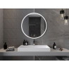 Mexen Gobi podsvietené kúpeľňové zrkadlo, okrúhle 90 cm, LED 6000K, protirosiace - 9801-090-090-611-00