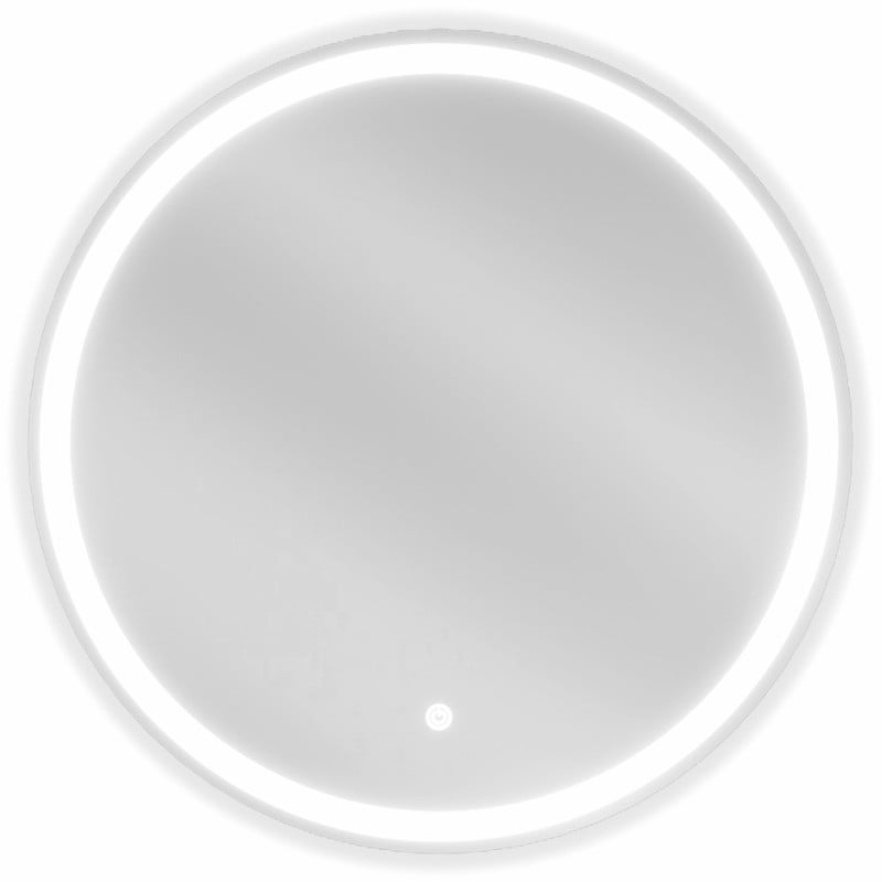 Mexen Gobi osvetlené kúpeľňové zrkadlo, okrúhle 60 cm, LED 6000K, proti zahmlievaniu - 9801-060-060-611-00