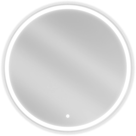 Mexen Gobi kúpeľňové zrkadlo s podsvietením, okrúhle 80 cm, LED 6000K, antifog - 9801-080-080-611-00