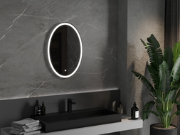 Mexen Elz podsvietené kúpeľňové zrkadlo 50 x 70 cm, LED 6000K, antifog - 9802-050-070-611-00