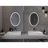 Mexen Elz podsvietené kúpeľňové zrkadlo 50 x 70 cm, LED 6000K, antifog - 9802-050-070-611-00