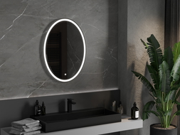 Mexen Elz osvetlené kúpeľňové zrkadlo 60 x 80 cm, LED 6000K, proti zahmlievaniu - 9802-060-080-611-00