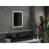 Mexen Navia podsvietené kúpeľňové zrkadlo 50 x 70 cm, LED 6000K, proti zahmlievaniu - 9803-050-070-611-00