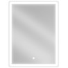 Mexen Navia osvetlené kúpeľňové zrkadlo 60 x 80 cm, LED 6000K, proti zahmlievaniu - 9803-060-080-611-00