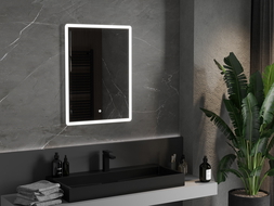 Mexen Navia kúpeľňové zrkadlo s podsvietením 60 x 80 cm, LED 6000K, ochrana proti zahmleniu - 9803-060-080-611-00