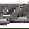 Mexen Navia kúpeľňové zrkadlo s podsvietením 60 x 80 cm, LED 6000K, ochrana proti zahmleniu - 9803-060-080-611-00