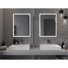 Mexen Navia kúpeľňové zrkadlo s podsvietením 60 x 80 cm, LED 6000K, proti zahmlievaniu - 9803-060-080-611-00
