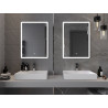 Mexen Navia osvetlené kúpeľňové zrkadlo 60 x 80 cm, LED 6000K, proti zahmlievaniu - 9803-060-080-611-00