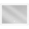 Mexen Navia podsvietené kúpeľňové zrkadlo 80 x 60 cm, LED 6000K, proti zahmlievaniu - 9803-080-060-611-00