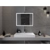Mexen Navia kúpeľňové zrkadlo s podsvietením 80 x 60 cm, LED 6000K, antivap - 9803-080-060-611-00