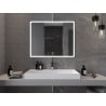 Mexen Navia kúpeľňové zrkadlo s podsvietením 100 x 80 cm, LED 6000K, ochrana proti zahmleniu - 9803-100-080-611-00