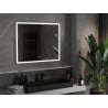 Mexen Navia kúpeľňové zrkadlo s podsvietením 100 x 80 cm, LED 6000K, ochrana proti zahmleniu - 9803-100-080-611-00