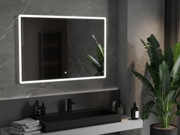 Mexen Navia podsvietené kúpeľňové zrkadlo 120 x 80 cm, LED 6000K, antivápar - 9803-120-080-611-00