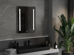 Mexen Remi kúpeľňové zrkadlo s osvetlením 60 x 80 cm, LED 6000K, antizahmlievanie - 9804-060-080-611-00