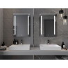 Mexen Remi kúpeľňové zrkadlo s osvetlením 60 x 80 cm, LED 6000K, antizahmlievanie - 9804-060-080-611-00