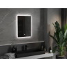Mexen Sun osvetlené kúpeľňové zrkadlo 50 x 70 cm, LED 6000K, proti hmle - 9807-050-070-611-00