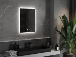 Mexen Sun osvetlené kúpeľňové zrkadlo 50 x 70 cm, LED 6000K, proti hmle - 9807-050-070-611-00