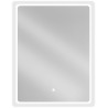 Mexen Sun kúpeľňové zrkadlo s podsvietením 60 x 80 cm, LED 6000K, proti zahmlievaniu - 9807-060-080-611-00