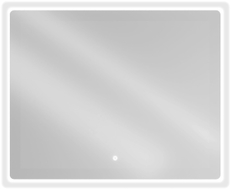 Mexen Sun Kúpeľňové zrkadlo s podsvietením 100 x 80 cm, LED 6000K, odvápňovanie - 9807-100-080-611-00