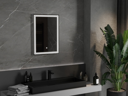 Mexen Taco kúpeľňové zrkadlo s podsvietením 50 x 70 cm, LED 6000K, anti-pára - 9805-050-070-611-00