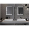 Mexen Taco podsvietené kúpeľňové zrkadlo 50 x 70 cm, LED 6000K, proti zahmlievaniu - 9805-050-070-611-00