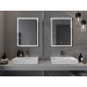 Mexen Taco kúpeľňové zrkadlo s podsvietením 60 x 80 cm, LED 6000K, proti zahmlievaniu - 9805-060-080-611-00