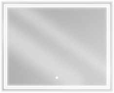 Mexen Taco kúpeľňové zrkadlo s podsvietením 100 x 80 cm, LED 6000K, proti zahmlievaniu - 9805-100-080-611-00