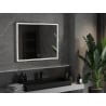 Mexen Taco kúpeľňové zrkadlo s podsvietením 100 x 80 cm, LED 6000K, proti zahmlievaniu - 9805-100-080-611-00