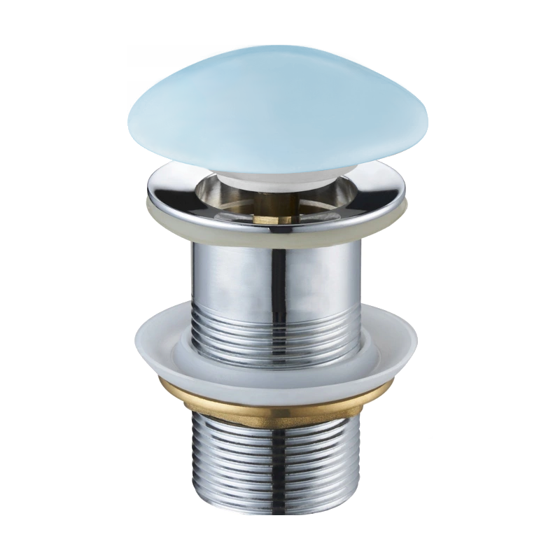 Mexen klik-klak zátka okrúhla, modrá keramická matná - 79910-49