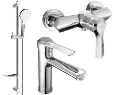 Mexen Sabre DF05 sprchový set, chróm - 72104DF05-00