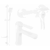 Mexen Sabre DF62 sprchová sada, biela - 72104DF62-20