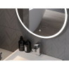 Mexen Gobi podsvietené kúpeľňové zrkadlo, okrúhle 70 cm, LED 6000K, proti zahmlievaniu - 9801-070-070-611-00
