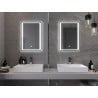 Mexen Zusa kúpeľňové zrkadlo s podsvietením 50 x 70 cm, LED 6000K, ochrana proti zahmleniu - 9808-050-070-611-00