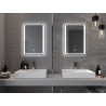 Mexen Zusa Kúpeľňové zrkadlo s podsvietením 50 x 70 cm, LED 6000K, proti zahmlievaniu - 9808-050-070-611-00